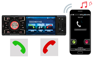 MP5 player PNI, Clementine 9545 1DIN, display 4 inch, 50Wx4, Bluetooth, radio FM, SD si USB, 2 RCA video IN/OUT - eMAG.ro